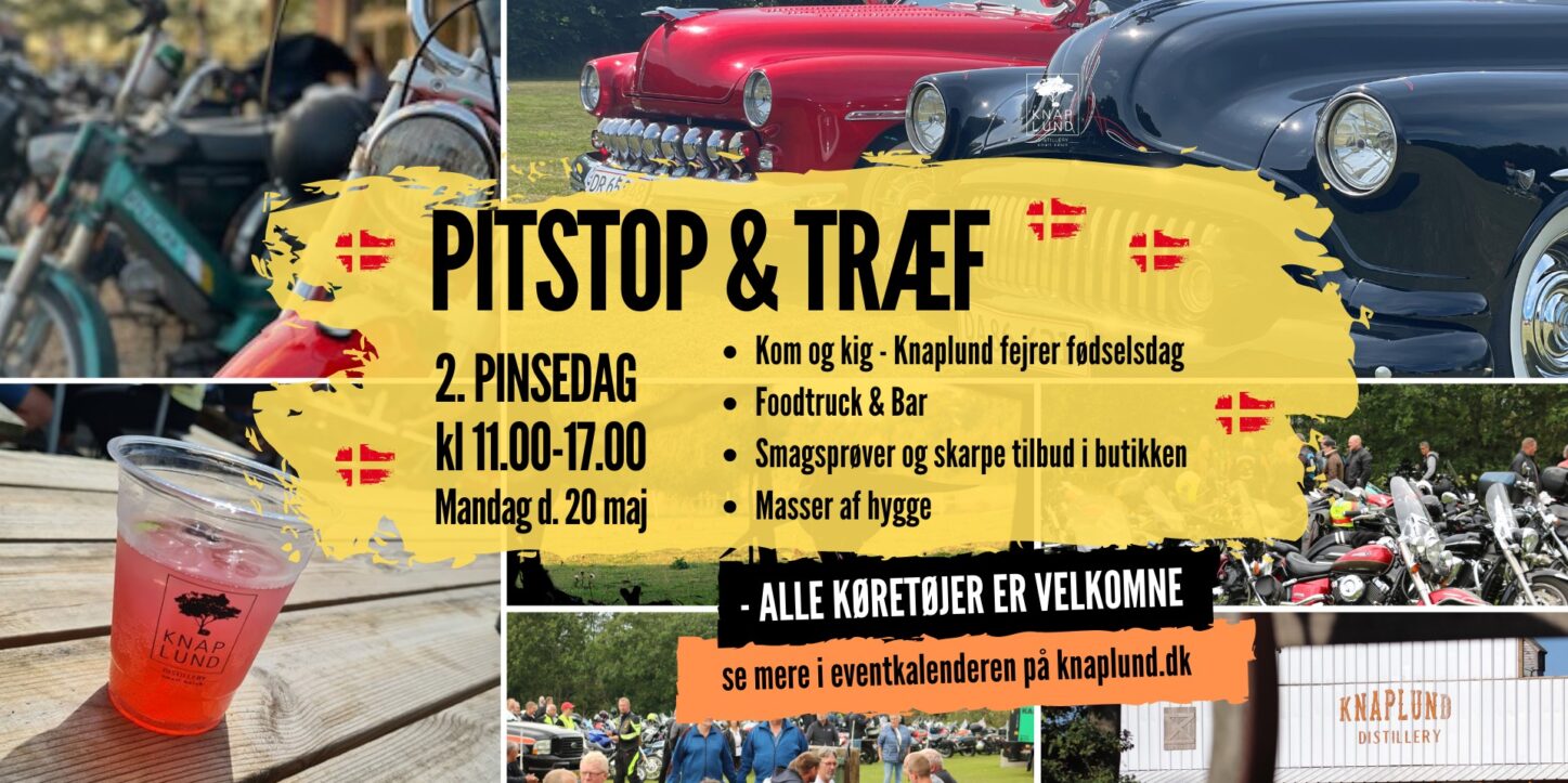 Træf & Pitstop på Knaplund Destilleri - Racelens