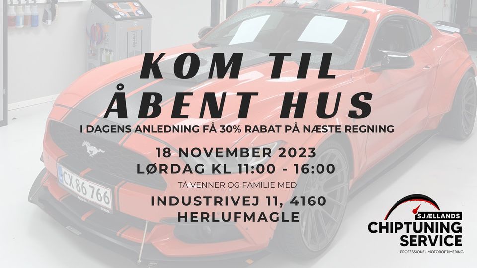 Supercharged Saturday - Åbent Hus - Sjællands Chiptuning Service - Racelens