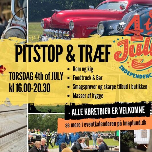 Træf & Pitstop på Knaplund Destilleri - Racelens