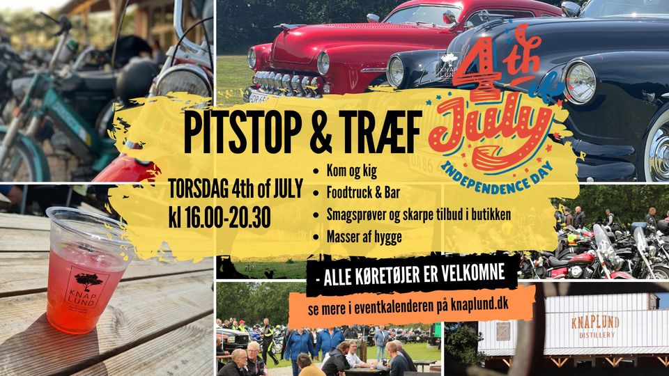 Træf & Pitstop på Knaplund Destilleri - Racelens